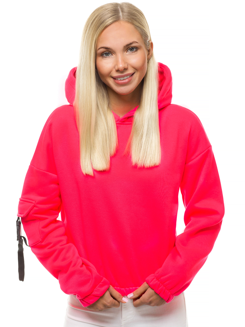 Women's Hoodie - pink-neon OZONEE O/12104