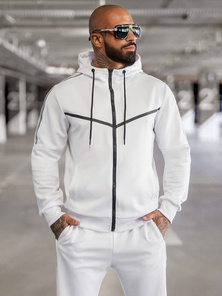 Men's Tracksuit - White OZONEE JS/8C8117/1Z