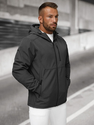 Men's Softshell Jacket - Dark Grey OZONEE JS/27B6529/5