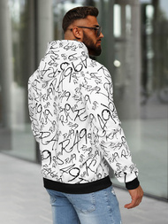 Men's Hoodie - White OZONEE JS/8B1253/1