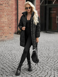 Women's Winter Jacket - Black OZONEE JS/16M9302/392Z