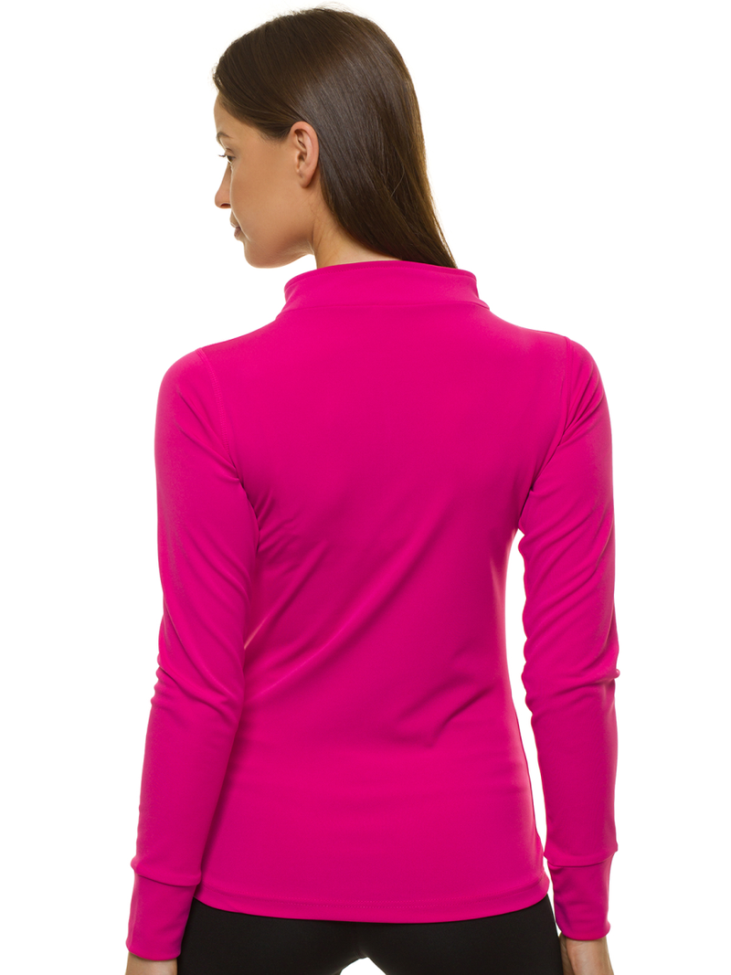 Women's Sweatshirt - Dark Pink OZONEE JS/HD151/19