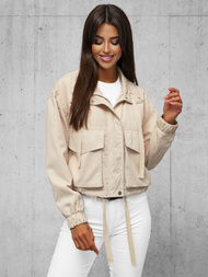 Women's Jacket - Beige OZONEE O/G118Z