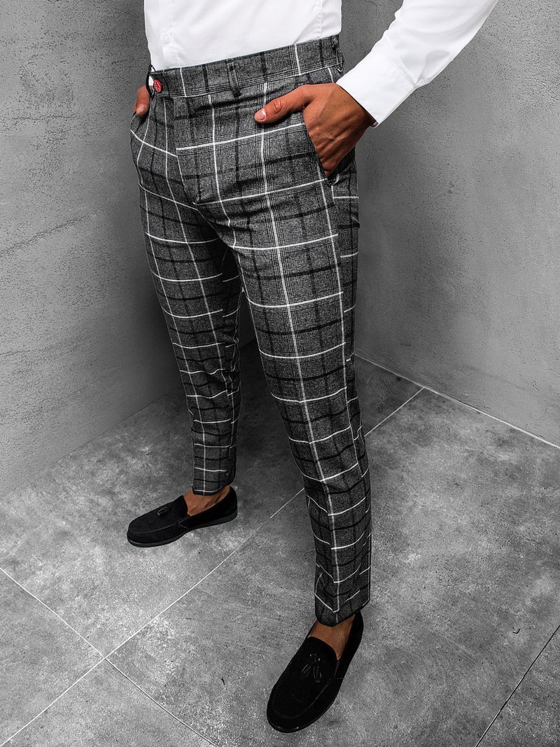 Men's Chinos - Anthracite OZONEE DJ/5577