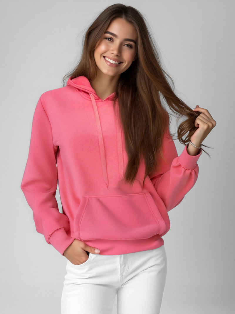 Women's Hoodie - Coral OZONEE JS/W02Z