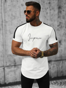 Men's T-Shirt - White OZONEE O/P1180