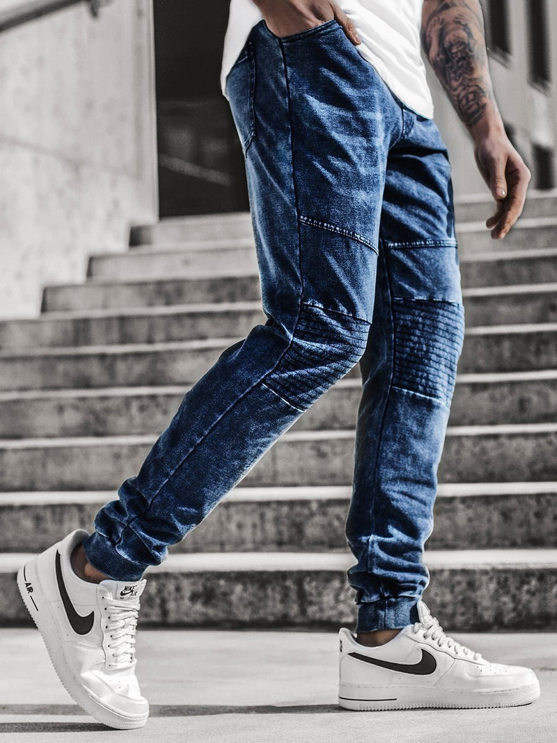 Men's Jogger Jeans Blue OZONEE JS/KK1097
