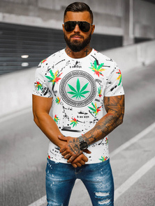 Men's T-shirt - White OZONEE O/T131/1