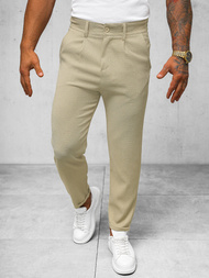 Men's Chinos - Beige OZONEE O/K971SP