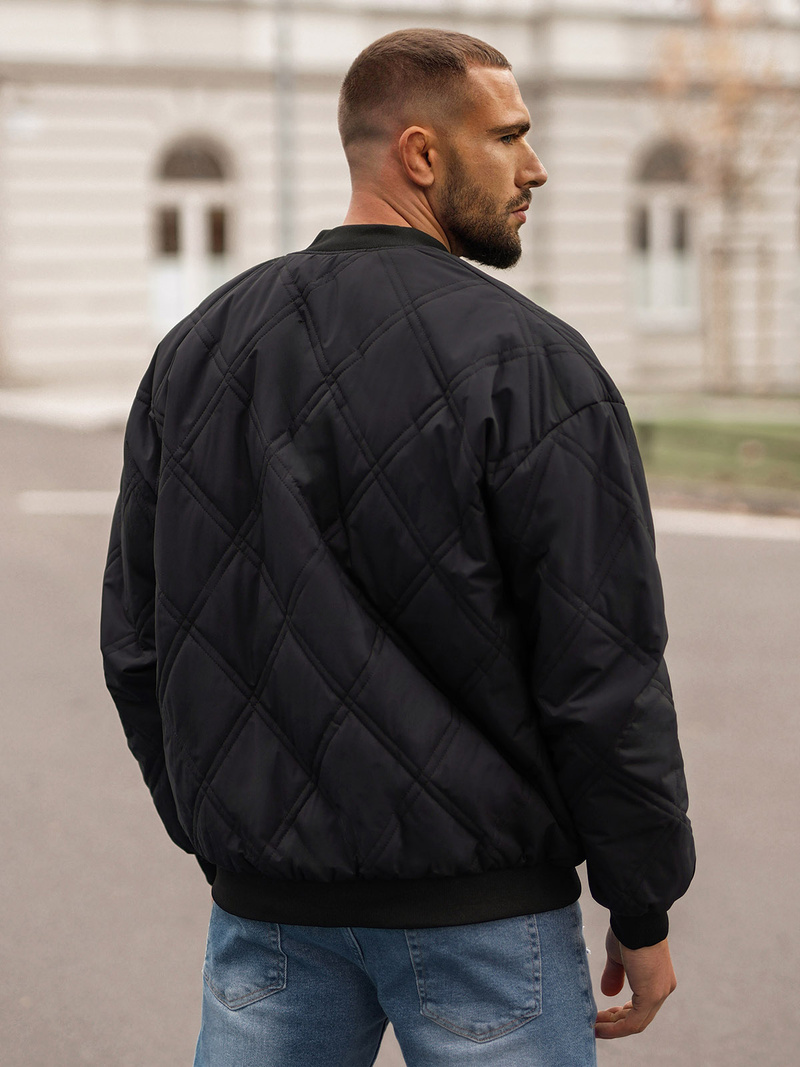 Men's Jacket - Black OZONEE JS/84M3020/392Z