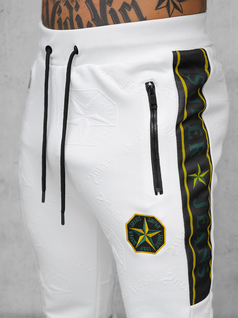 Men's Tracksuit - White OZONEE O/FF3562AB