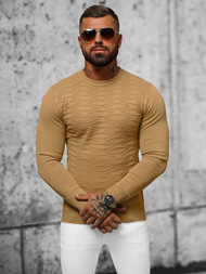 Men's Jumper - Dark-Beige OZONEE O/ZZ190137