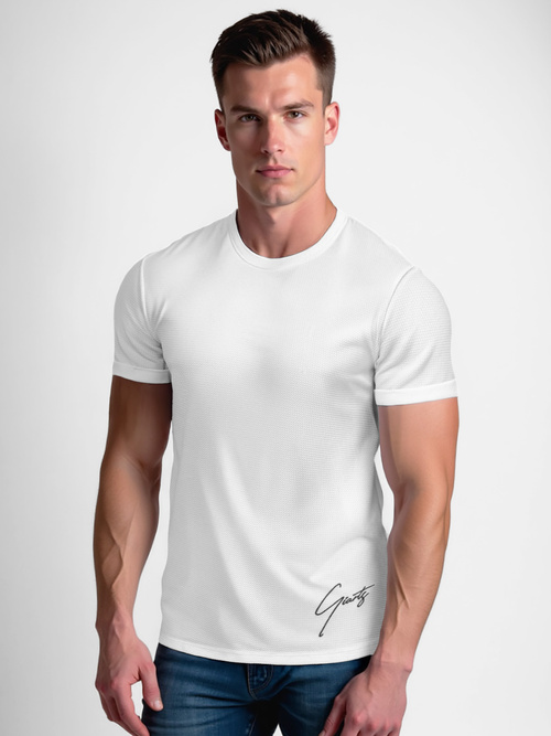 Men's T-shirt - White OZONEE O/L1192Z