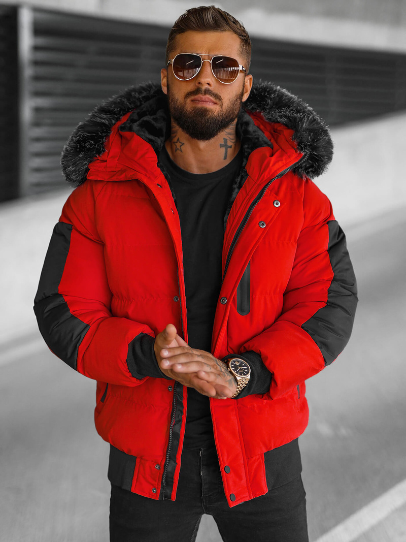 Men's Jacket - Red OZONEE O/M798Z