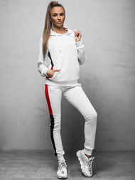 Women's Hoodie - White OZONEE JS/JK88125/1