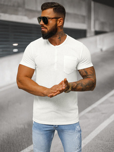 Men's T-shirt - White OZONEE O/L1453