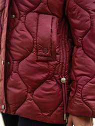 Women's Jacket - Burgundy OZONEE JS/5M3226/1Z
