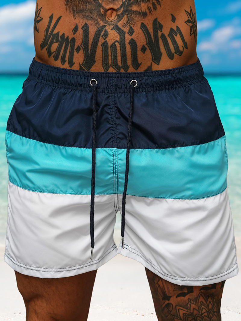 Men's Shorts - Dark Blue/White OZONEE JS/17K567/7