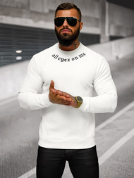 Men's Sweatshirt - White OZONEE O/P2027
