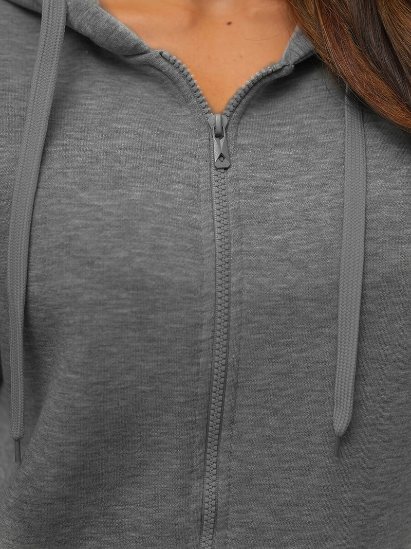 Women's Hoodie - Anthracite OZONEE JS/W03Z