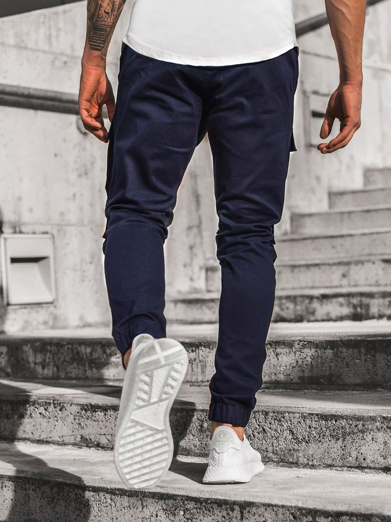 Men's Joggers - Navy blue OZONEE G/2787