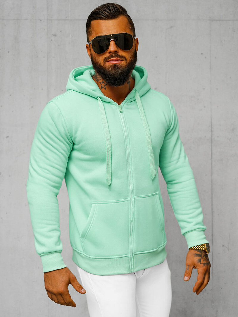 Men's Hoodie - Mint OZONEE JS/2008Z