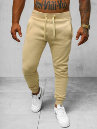 Men's Sweatpants - Light Beige OZONEE JS/XW01/159Z