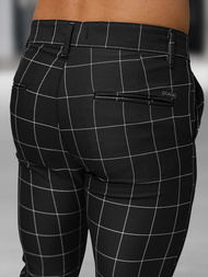 Men's Chino Trousers - Black OZONEE DJ/5505Z