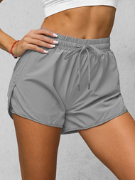 Women's sports shorts - grey OZONEE JS/XY24015S