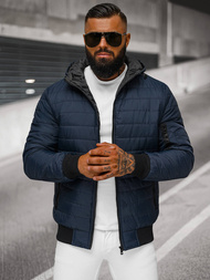 Men's Jacket - Navy blue OZONEE JS/MY13Z