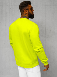 Men's Sweatshirt - Yellow neon OZONEE JS/2001-10Z
