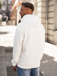 Men's Hoodie - White OZONEE JS/65B3910/1