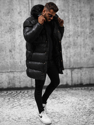 Men's Winter Jacket - Black OZONEE O/M800Z