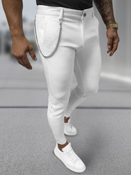 Men's Chinos - White OZONEE DJ/3300