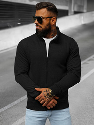 Men's Sweatshirt - Black OZONEE JS/2002Z