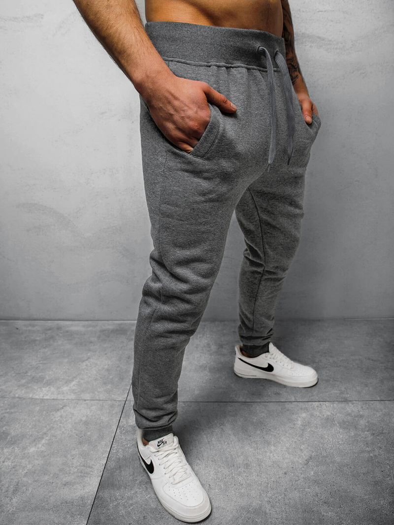Men's Sweatpants - Dark grey OZONEE JS/XW01Z