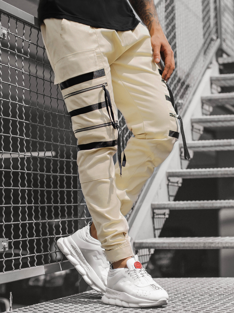 Men's Joggers - Beige OZONEE G/11146