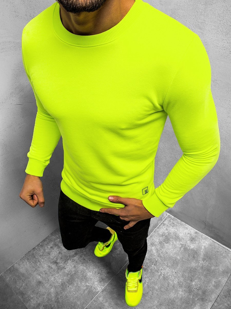 Men's Sweatshirt - Light Green OZONEE B/181926Z