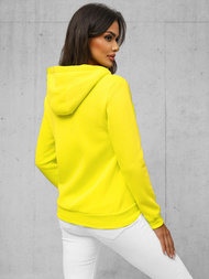 Women's Hoodie - Yellow neon OZONEE JS/W03Z