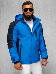 Men's Jacket - Blue OZONEE JS/91M9905/184Z