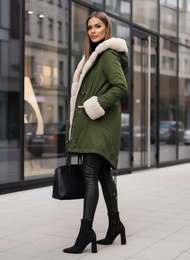 Women's Jacket - Green OZONEE JS/M763/136Z