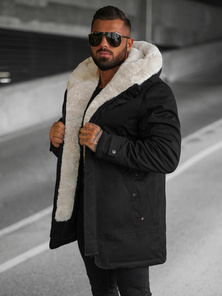 Men's Winter Jacket - Black OZONEE JS/22M319/392Z