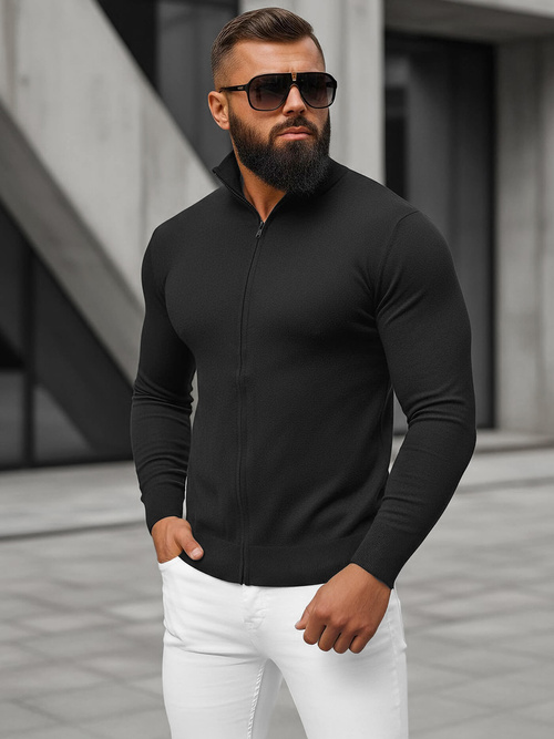 Men's Jumper - Black OZONEE NB/MM6004/4Z