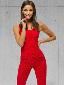 Two-piece tracksuit set Red OZONEE JS/YW88037/5