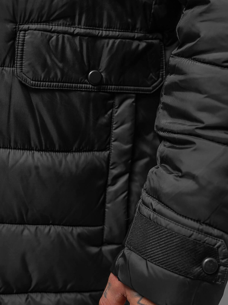 Men's Jacket - Black OZONEE JS/22M63/392