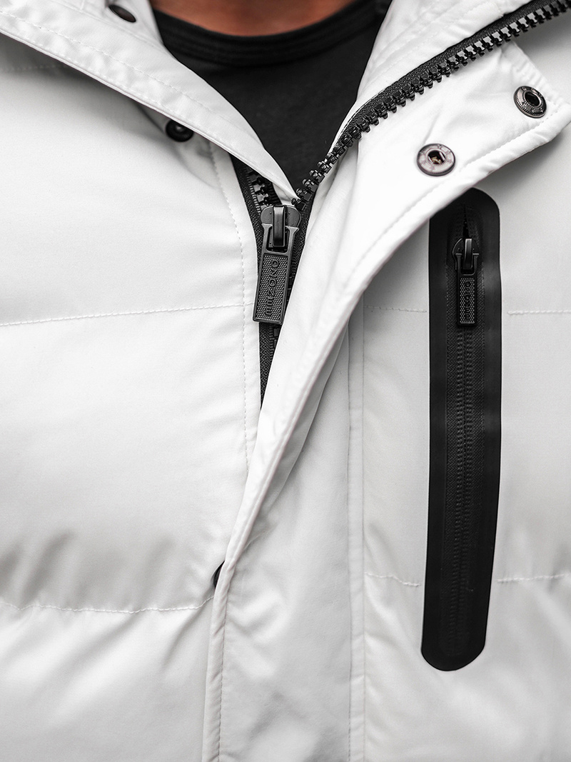 Men's Jacket - White OZONEE O/M798