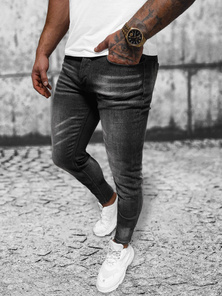 Men's Jeans - Black OZONEE NB/MP0199N