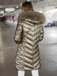 Women's Jacket - Gold OZONEE JS/16M9100/403Z