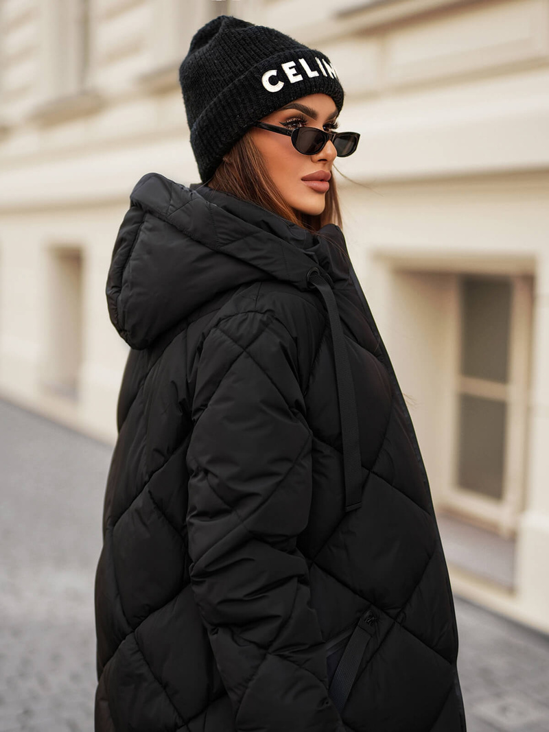 Women's Jacket - Black OZONEE JS/5M3168/392Z