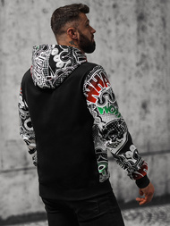 Men's Hoodie - Black OZONEE O/B270